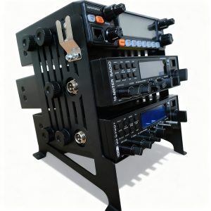 Stojak biurkowy do montażu Alan 87, CRT 6900 - 3 poziomowy, z wyjściem mikrofonu z boku